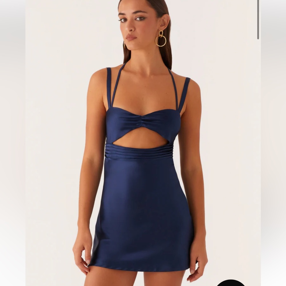 Peppermayo Romona Satin Mini Dress